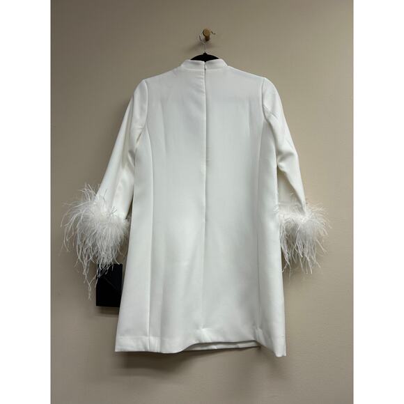 TUCKERNUCK White Feather Mod Ellie Dress S - NWT - Picture 5 of 5